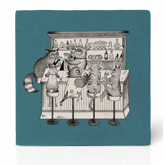 Tegelonderzetter - Dierenbar