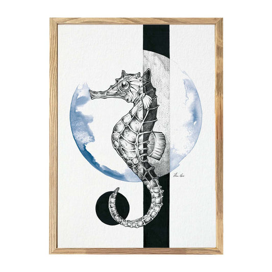 Kunstdruck - Seepferdchenkreis