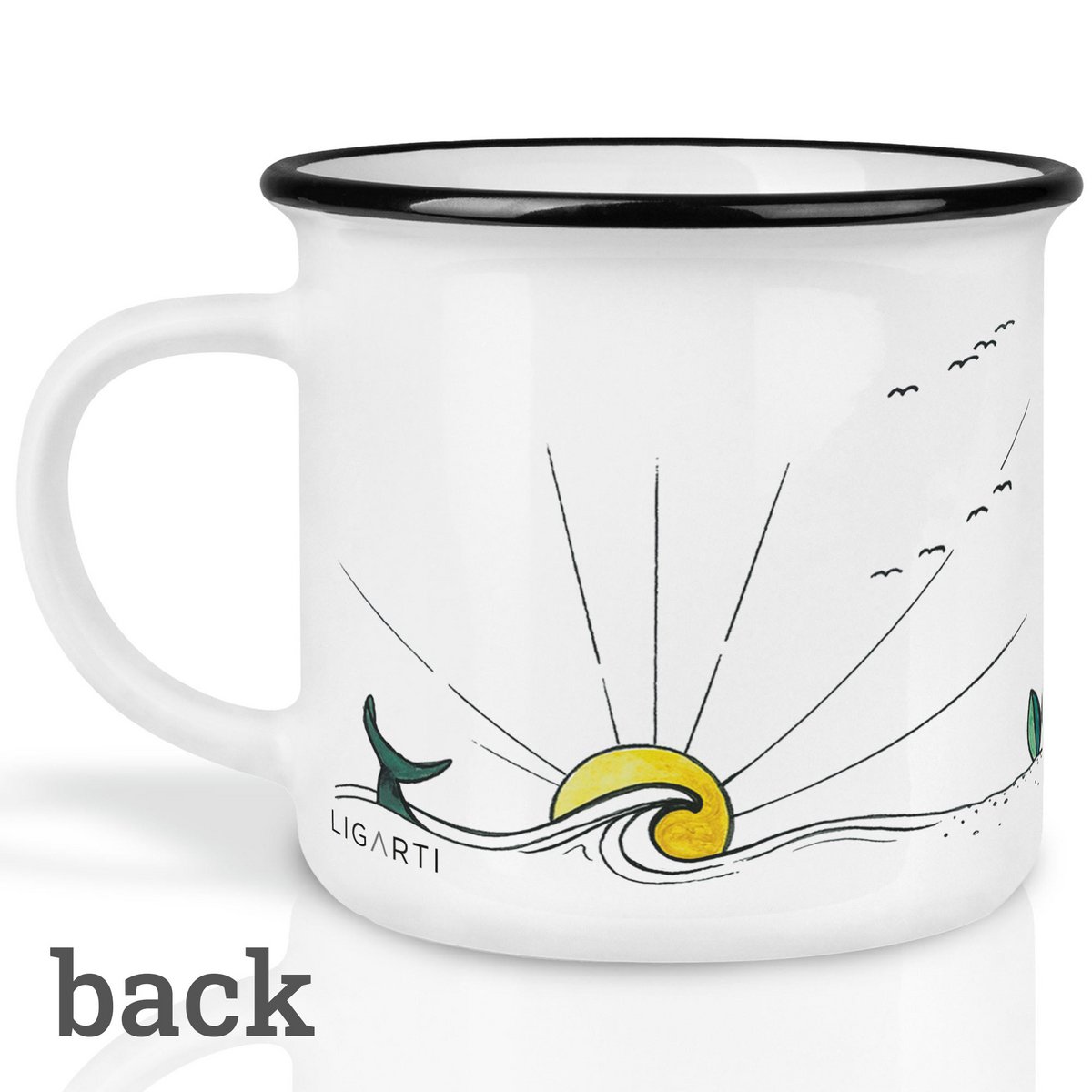 Mug en céramique - Vie de camping