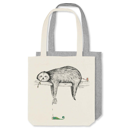 Sac en toile de jute - paresseux