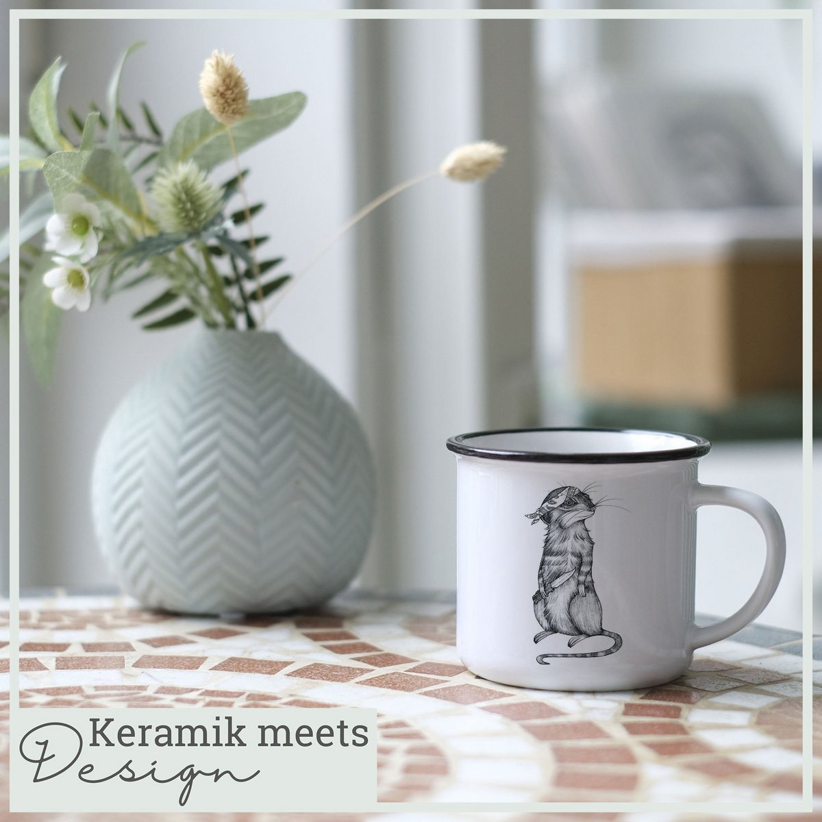 Mug en céramique - Couteau Toni
