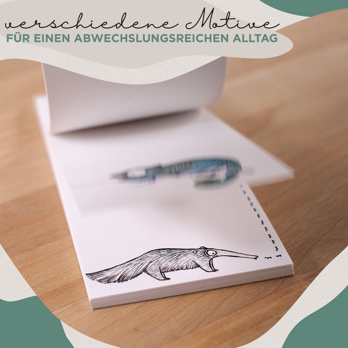 Bloc-notes – Quatuor Schmackofatz – lot de 3