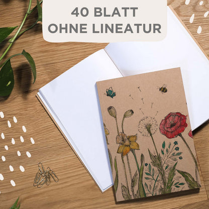 Carnet - prairie fleurie