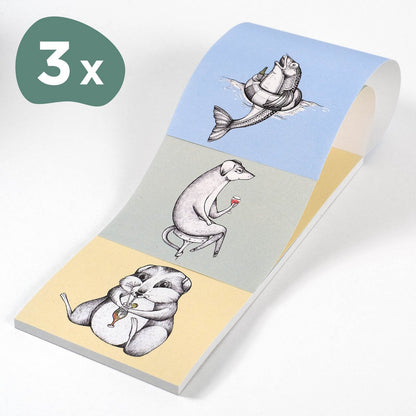 Bloc-notes – Prösterchen Trio – lot de 3