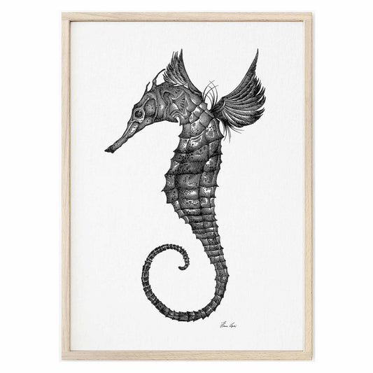 Impression d'art - Hippocampe