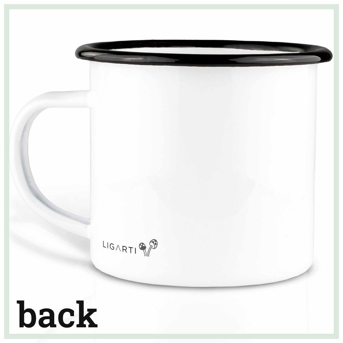 Tasse émaillée – lama