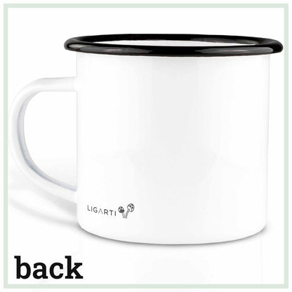 Tasse émaillée – lama