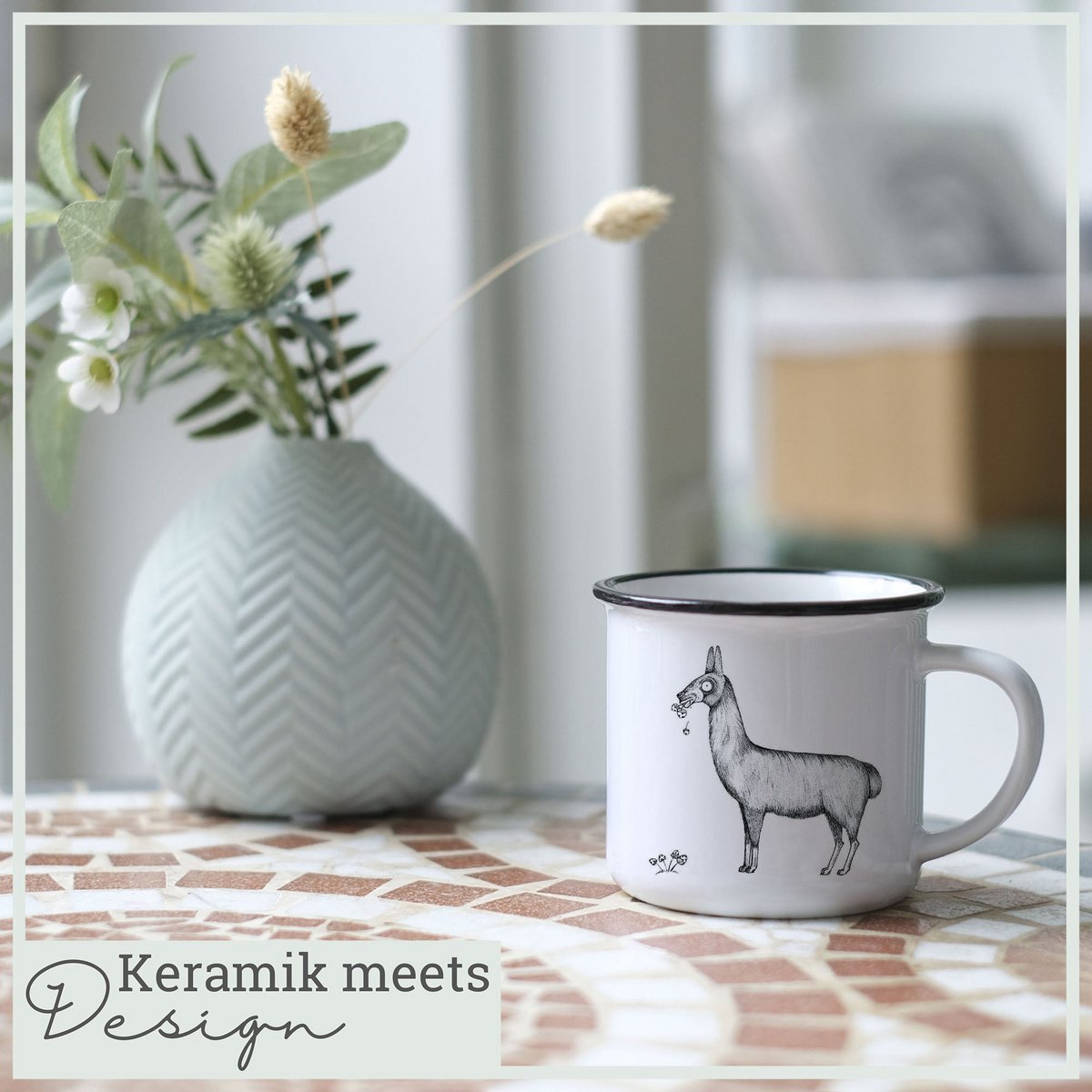 Mug en céramique - Lama