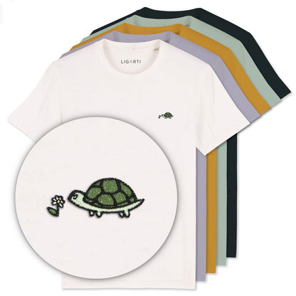 T-shirt brodé – Lars la tortue