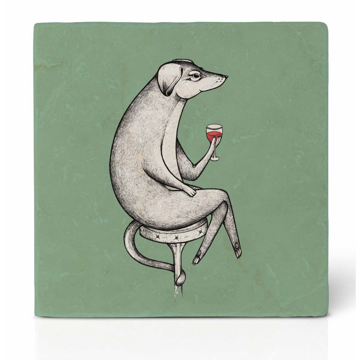 Dessous de verre en carrelage – Jacques
