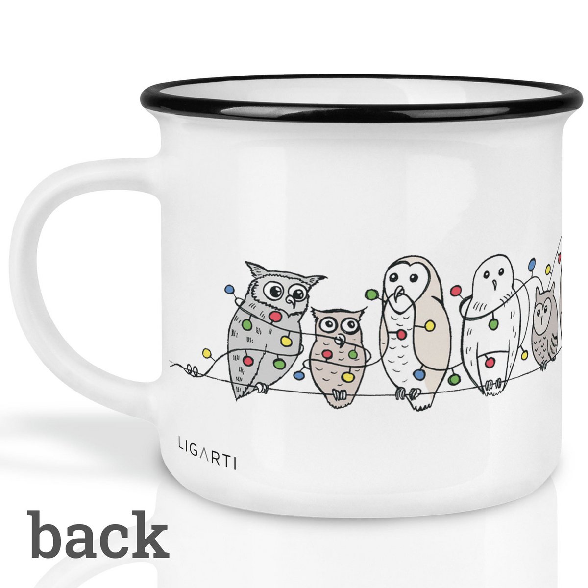 Mug en céramique - Collier Chouette