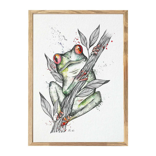Impression d'art - Grenouille