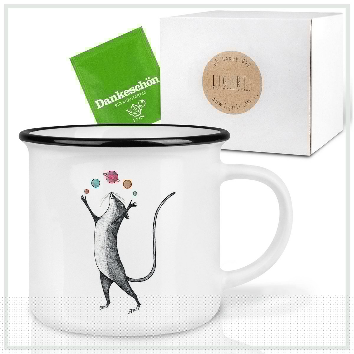 Mug en céramique - Planète Souris
