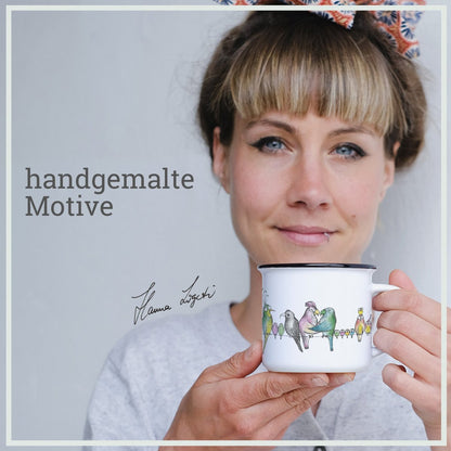 Mug en céramique - Parade d'Oiseaux