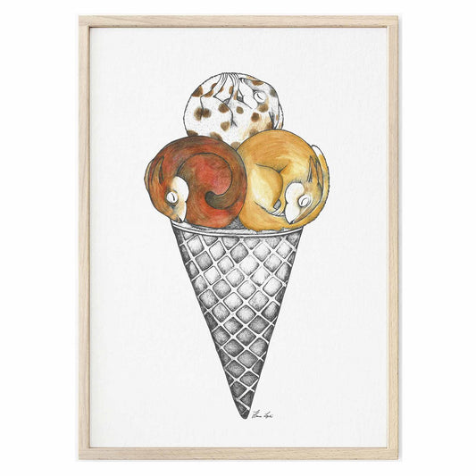 Tirage d'art [Papier Fine Art] - Cornet de Glace