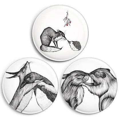 Lot de 3 aimants – amour