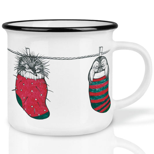 Mug en céramique - Animaux chaussettes