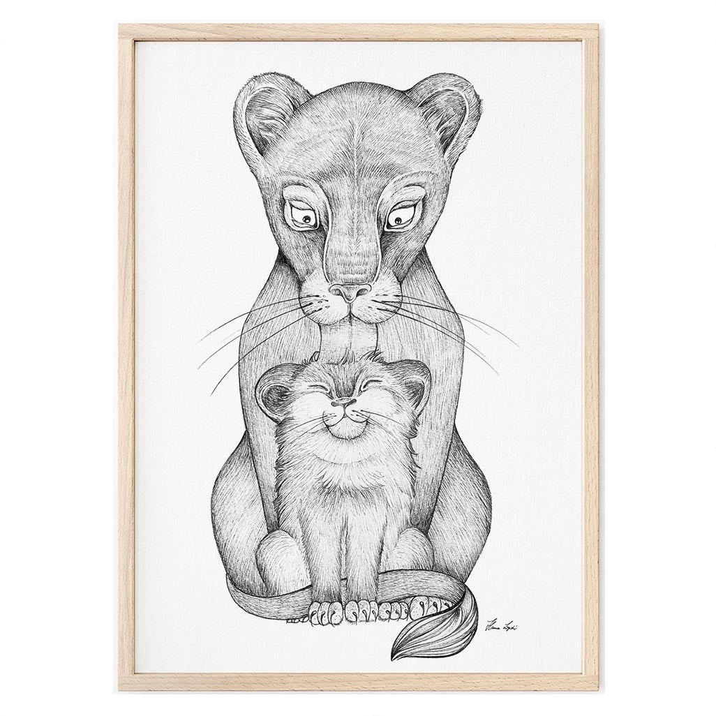 Art Print - Leeuwenmoeder