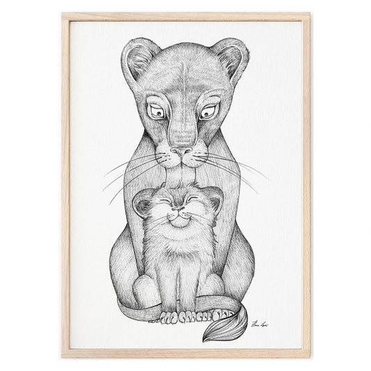 Art Print - Leeuwenmoeder