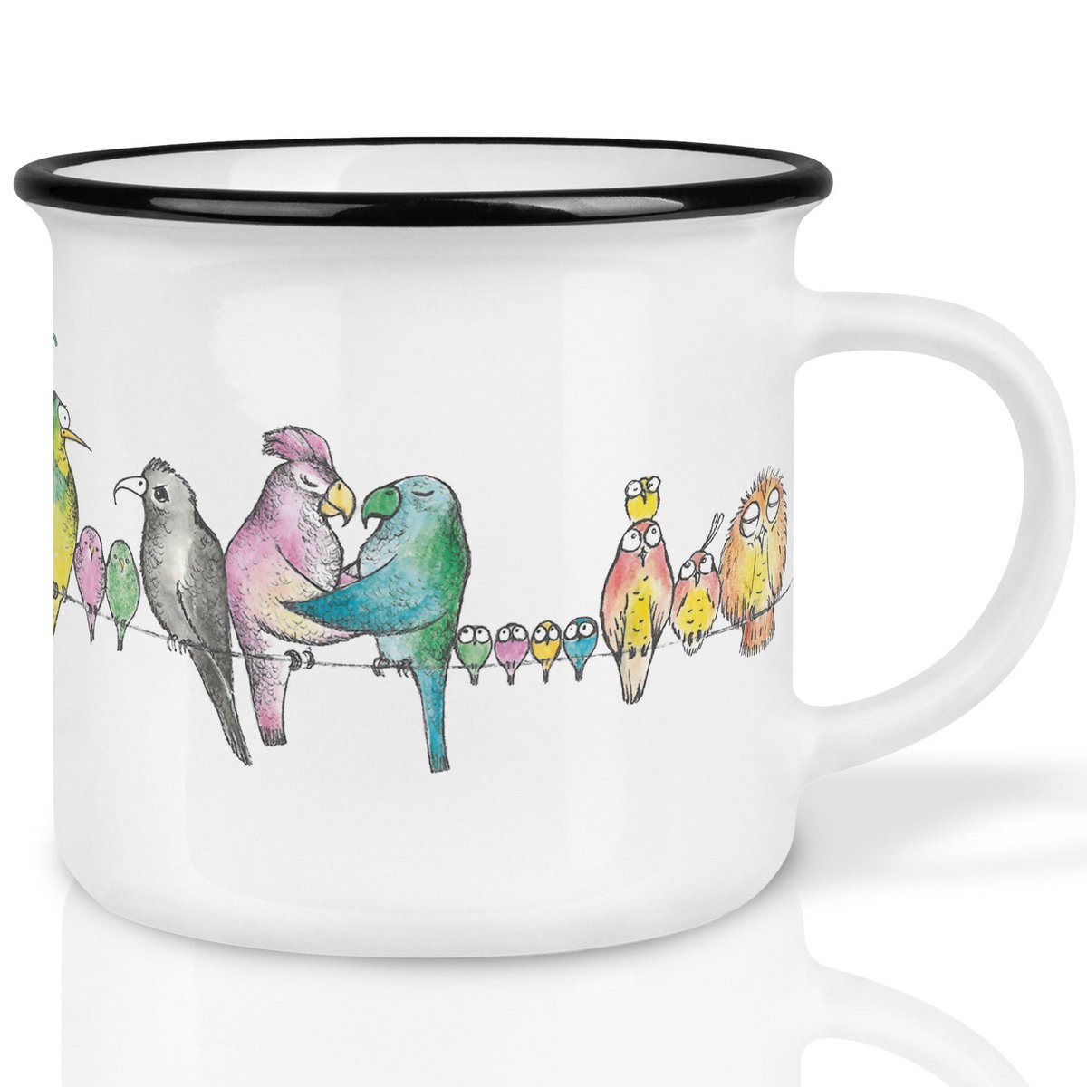 Mug en céramique - Parade d'Oiseaux