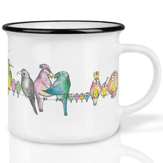 Mug en céramique - Parade d'Oiseaux