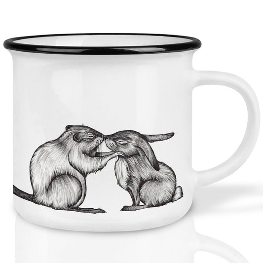 Mug en céramique - Lapin &amp; Castor