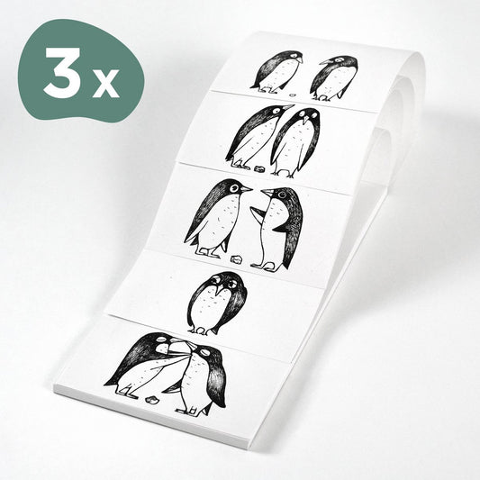 Bloc-notes – Penguin Love Story Quintet – Lot de 3