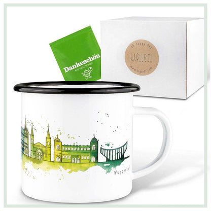 Tasse émaillée – Wuppertal longue
