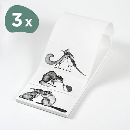 Carnet – Trio Doudous – Lot de 3