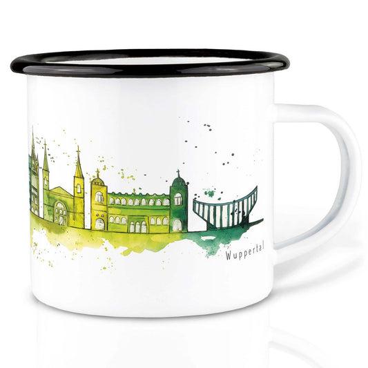 Tasse émaillée – Wuppertal longue