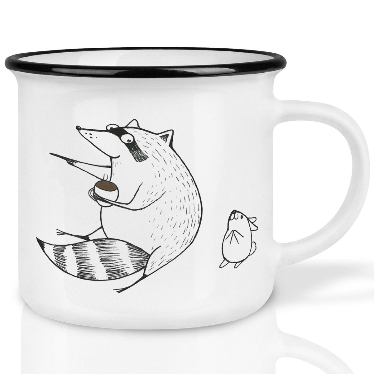 Tasse en céramique - fille de café