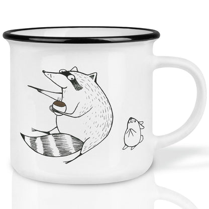 Tasse en céramique - fille de café