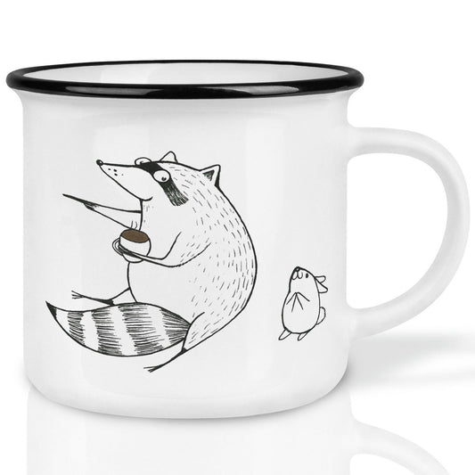 Tasse en céramique - fille de café