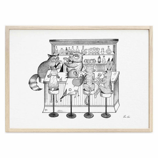 Tirage d'art - Bar animalier