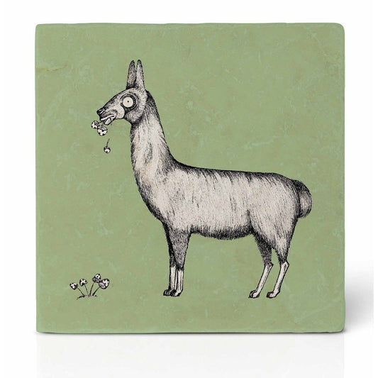 Tegelonderzetter - Lama