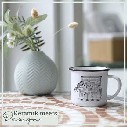 Mug en céramique - Animal Bar