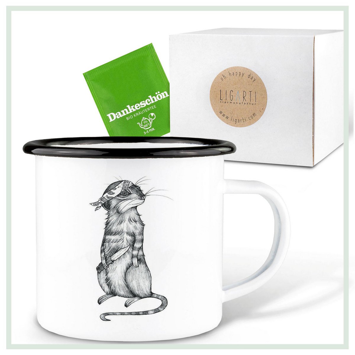Tasse émaillée – Toni Knife