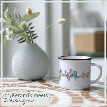 Mug en céramique - Parade d'Oiseaux