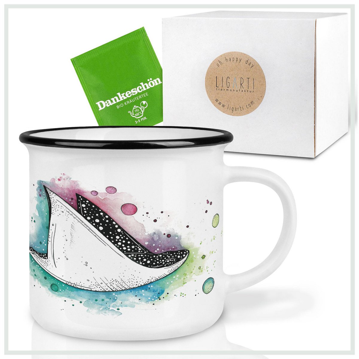Mug en céramique - Rayons de l'espace