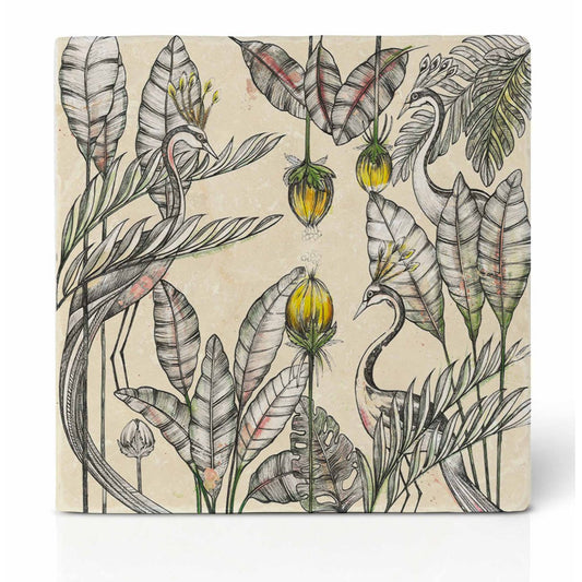 Sous-verres à carreaux - King Cranes
