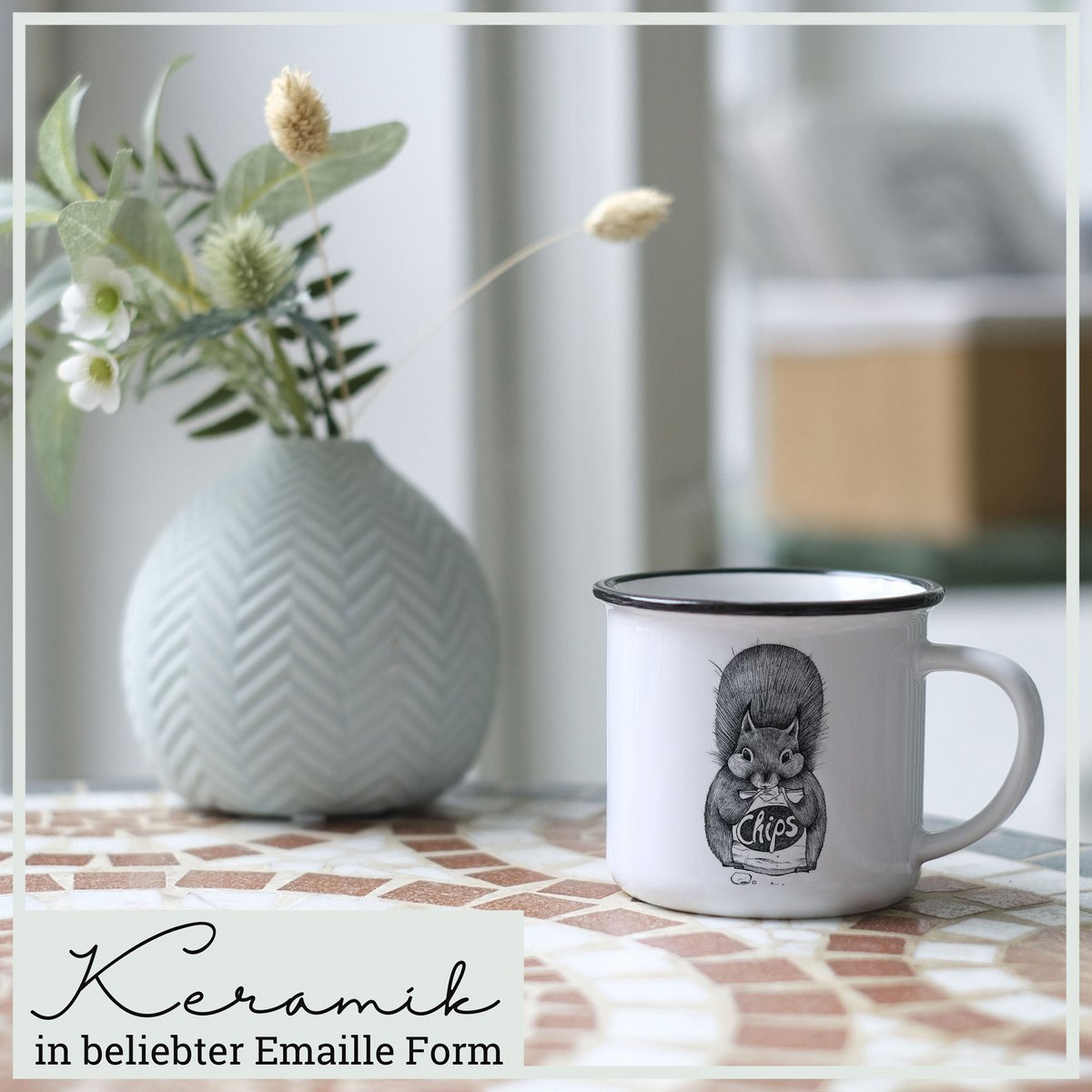 Mug en céramique - Chip Écureuil