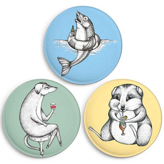 Lot de 3 aimants – toasts