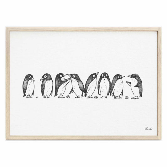 Art Print - Penguin liefdesverhaal